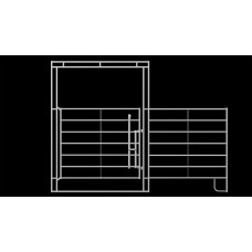 WM06-12T WALK THRU GATE COMBO